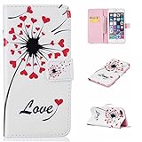 UNEXTATI iPhone 7 Plus 用 ケース PU レザー 手帳型ケース カバー 液晶保護 カード収納 スタンド機能 iPhone7 Plus 対応 (レッド #1)