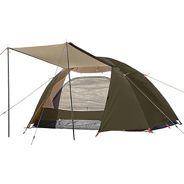 【新品未使用】大容量　４人用　テント　簡単　キャンプ　グレー✖️ゴールド Amazon.co.jp: 最新 テント ワンタッチ 4-6人用 耐水圧3000mm UV