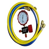 SM SunniMix 真鍮　ミニスプリット　システム　ローサイド　マニホールド　圧力計　ホースセット　サービスポート　高品質　　