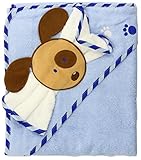 Luvable Friends Fancy Hooded Bath Wrap, Blue by Luvable Friends