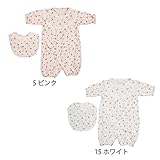 【SiShuNon/シシュノン】ドビー柄花チェリー プリントスタイ付ドレカバ ドビー 花 チェリー スタイ付 ドレカバ 50-70 5 ピンク