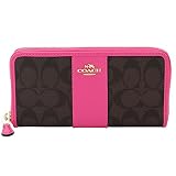 [コーチ] COACH 財布 (長財布) F54630 ブラウン×ブライトフューシャ IMMJJ レザー 長財布 レディース [アウトレット品] [並行輸入品]