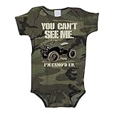 Smooth MX Cant See Me Infant Romper, Gender: Boys, Primary Color: Green, Size: 6-12 months, Distinct