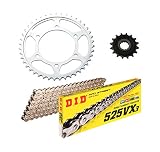 D.I.D(大同工業) F/Rスプロケット 3点交換キット DY-07S YAMAHA MT-07 14-15 /XSR700 14-19 シルバー