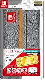 【任天堂公式ライセンス商品】ニンテンドースイッチLite専用収納ポーチ『フェルトポーチ for ニンテンドーSWITCH Lite(グレー)』 - Switch