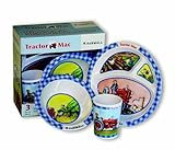 Motorhead Products Tractor Mac 3-Piece Children's Dish Set by MotorHead Products