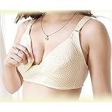 Padgene 妊婦 マタニティ 用 授乳 ブラジャー 下着 ノンワイヤー　クロスタイプ 4色