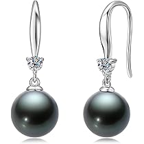 412 あこやパール タヒチカラー ブラックパール スタッドピアス