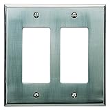 Atlas Homewares SUTPDR-BRN Sutton Place 4-7/8-by-4-7/8-Inch Double Rocker, Brushed Nickel [並行輸入品]