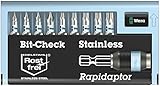 Wera BC 13/9 Stainless Rapidaptor Bit-Check Set (PH/TX), 10-Piece [並行輸入品]