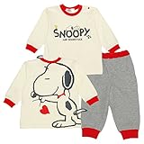 ▲▽スヌーピー【Peanut】国内正規品△▼スヌーピーちょっと厚地のはみ出しキャラクターパジャマ80cm：90cm：95cm (95cm, スヌーピー)