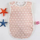 Sawors 6重ガーゼ ベビー スリーパー キッズ パジャマ 寝袋 オーガニック 通気 子供服 ベビー服 寝袋 100%コットン 綿 子供 赤ちゃん ボタン開閉式 四節用 夏はさらさら 冬はあったか