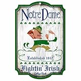 NCAA Notre Dame Fighting Irish 11-by-17 Wood Sign