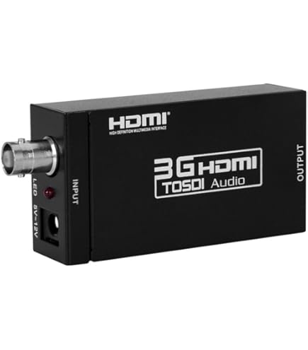 Amazon | MEDIAEDGE(メディアエッジ) ANALOG to HDMI/SDI コンバーター