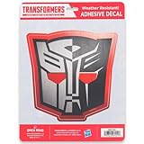 Hasbro Transformers 粘着ビニールデカール - 楽しいトランスフォーマーステッカー 車、窓、ノートパソコン用