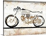 Peter Horjusプレミアムシックラップキャンバス壁アート印刷題名Vintage Motorcycle 1 40" x 30" 2184127_24_40x30_none