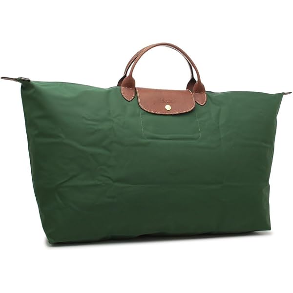 ロンシャン　トラベルバッグ　ボストンバッグ　カーキ ロンシャン LONGCHAMP ボストンバッグ ナイロン カーキ COCAGNE