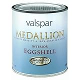 Valspar 4408 Medallion Interior 100-Percent Acrylic Paint Eggshell, 1 quart, Custom White [並行輸入品]