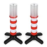 LeaningTech　2WAY　電池式 LED 警告灯 指示バトン+立ち型警告灯 誘導灯 誘導 非常灯 フラッシュ ライト 反射テープ