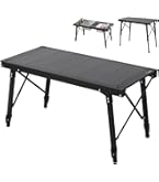 Amazon | Soomloom4.5ユニット昇降式キャンプテーブルELEVO