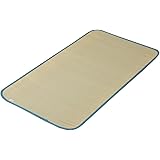 イケヒコ 日本製 い草 シーツ 敷パッド キッズ ベビー さわやか 寝ござ ブルー 約70×120cm ヒバ加工 #7411609