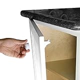 磁気安全ロックChildproofingのキャビネット、引き出し|by goodztuff|完全に非表示に、簡単にインストール( 4 + 1キーロック,ホワイト)