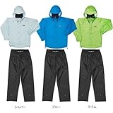 カジメイク サイクルレインスーツ シルバー S CY-003