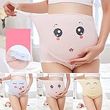 マタニティショーツ　下着　モーダル　妊娠中の女性　妊婦パンツ　ハイウエスト　柔らかい　通気性　綿　腹部ケア 可愛い　妊娠専用　３枚組