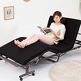 電動リクライニング折りたたみベッド 【高齢者にオススメ ・ 起き上がりが楽になる】 簡単リモコン操作 安全折り畳みストッパー付き