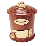 クラフトアートインド手作り木製Money / Piggy Bank Cumコインボックスレターボックスで図形cai-hd-0254-a