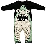 Electrik Kidz Baby Boys ' Shark One Piece カラー: ブラック