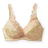 授乳対応Ｌ字型ワイヤークロスオープンブラジャー　　クリーム　サイズ:E80