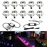 ガーデンライト FVTLED 階段ライト LEDスポットライト 高品質 Ø22mm DC12v 0.6W IP67 埋込み式 超高輝度 省エネ 防水 防锖 アルミニウム ガーデン 庭 屋外用 ロマンチ