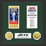 NFLニューヨークJets SB Championshipチケットコレクションフレーム