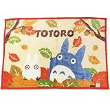 となりのトトロ 落ち葉拾い ベビー毛布 ひざ掛け 70cm×100cm pzm06