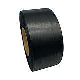 PPバンド リサイクルバンド グリーンライトバンド 幅15mm 長さ2500m 黒 自動梱包機用 再生PPバンド プラカゴ eSH ストッパー SDGs [L1]【eP15-b1】 (1)