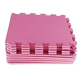 Kesoto ベビー　室内遊具　ジョイントマット　プレイマット　柔らかく　全6色 - ピンク