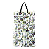 Large Hanging Wet Dry Bag for Cloth Diapers or Laundry (Sunglasses) by Ecoable