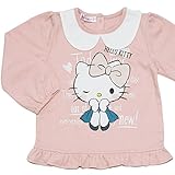 2017年 春物 HELLO KITTY ハローキティ 衿付き 長袖Ｔシャツ ピンク◇90cm