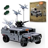 MyBuild（マイビルド） Armed Forces ドローン・コマンドビークル 6022 ― 軍用ブロック車両 | 偵察ドローン・タレット・ミサイルラック付属 | 組み立てセット | 14歳以上