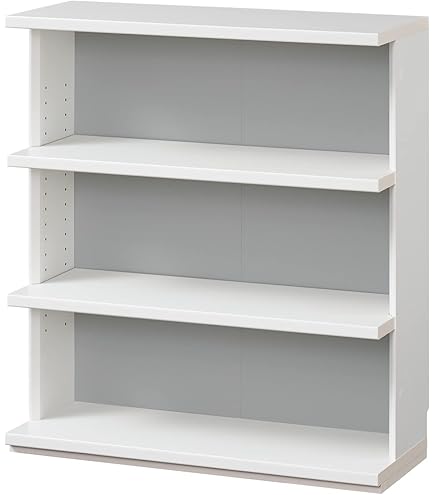 Amazon｜BREA-515WH 日本製 木製 カントリー棚 3段 シェルフ ラック