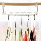 NomNOO 多機能　調整可能な　ハンガーラック/服ハンガー　組合せ　収納ラック