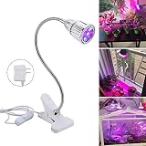 LED植物成長ライト　7W 低消費電力省エネ　プラントライト 水耕栽培ランプ スタンドタイプ フレキシブルアーム　360度調節可能　長寿命で明るい照明　　
