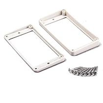 YAMAHA SG用ピックアップセット 高中ホワイトエスカッション仕様 送料込 エレキギターハムバッカーピックアップ用エスカッション