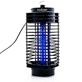 Verkstar 電撃殺虫灯　電撃殺虫器 殺虫ライト　ブルーライト吸引式殺虫器 害虫駆除 ショック殺虫機 蚊対策　屋内専用 吊り下げ式　超静音　節電省エネ　パワフル　無毒安心
