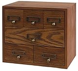 brunWood【ブラン】6キャビネット　引き出し6個　小物入れ引き出し　90900048