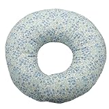 エスメラルダ＆プラチナムベイビー ドーナツ枕【日本製】赤ちゃん 頭の形が良くなる (リトルガーデン・ブル)