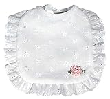 Raindrops Eyelet Girl Bib, Pink Bud by Raindrops [並行輸入品]
