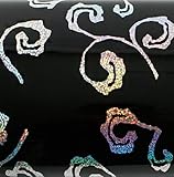 Peel & Stick Backsplash Twig Black with Hologram Contact Paper Self-Adhesive Wallpaper 8009-3 : 1.96