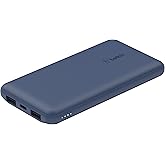【VGP 2022受賞】Belkin モバイルバッテリー 3C対応 大容量10000mAh iPhone 15 Android対応 5V3A ファン付きベビーカーシート対応 最大15W 最大40時間 3台同時充電 3ポート(USB-C x 1 USB
